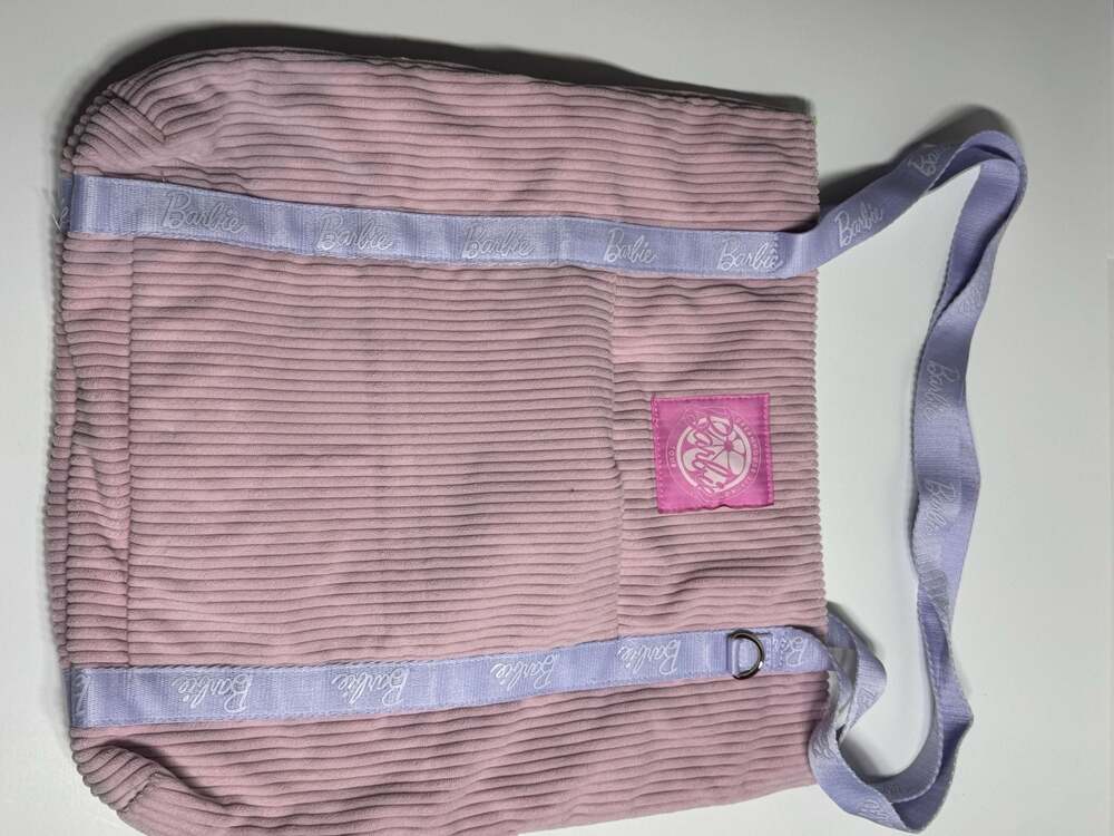 Barbie The Movie Dreamhouse Living Truck Tour Pink Corduroy Tote Bag
